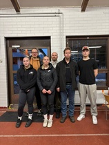 Tapaninpäivänä pelatiin totutusti kinkun sulatteluturnaus. Kuvassa voittajajoukkue. Mukana oli peräti 12 joukkuetta!